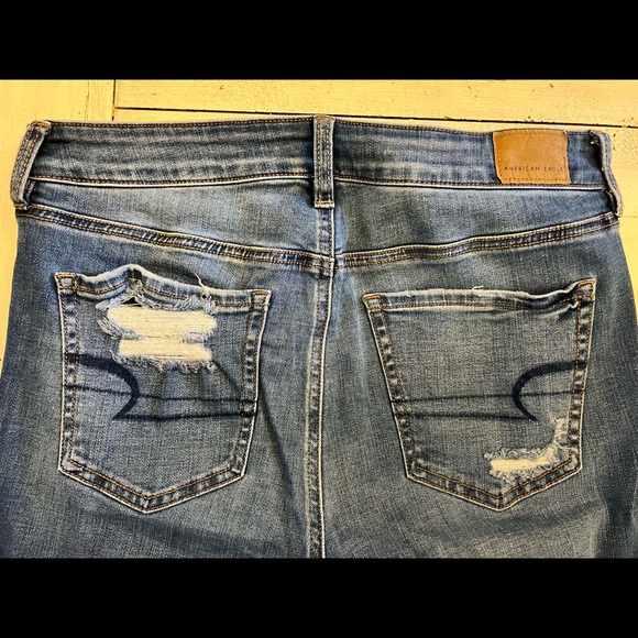 American Eagle super stretchy distressed jeggings, 10 - Picture 5 of 10